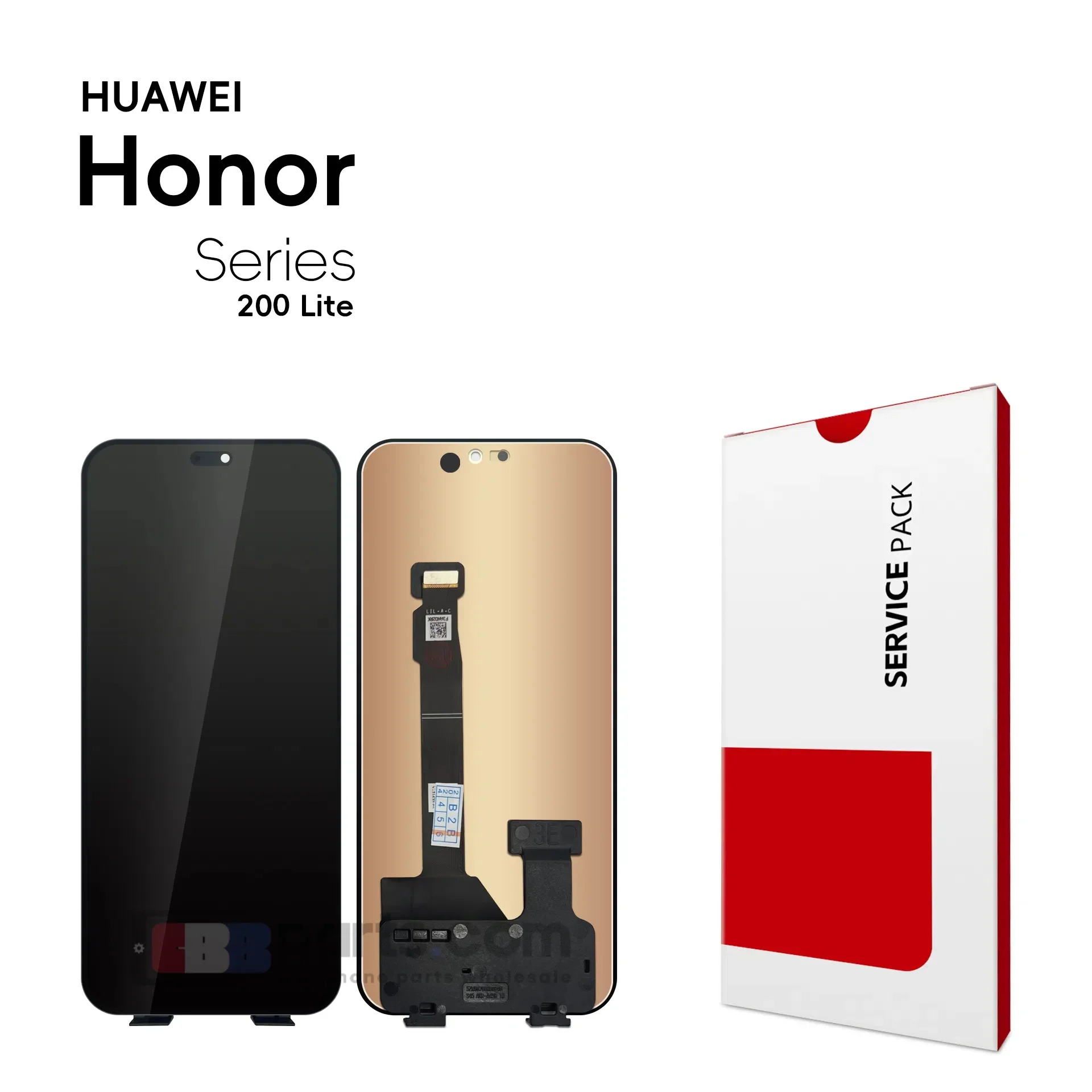 Honor 200 Lite Çıtalı Ekran Dokunmatik Silver SOFT OLED Kalite Ekran