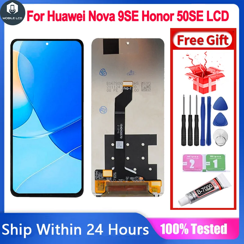 Honor Nova 9 Çıtalı Ekran Dokunmatik SOFT OLED Kalite Ekran