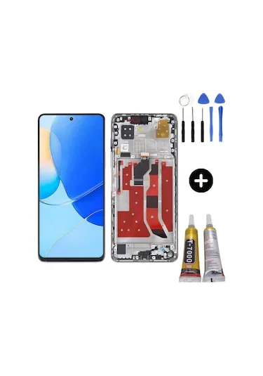 Honor Nova 9 Çıtalı Ekran Dokunmatik Yesil SOFT OLED Kalite Ekran
