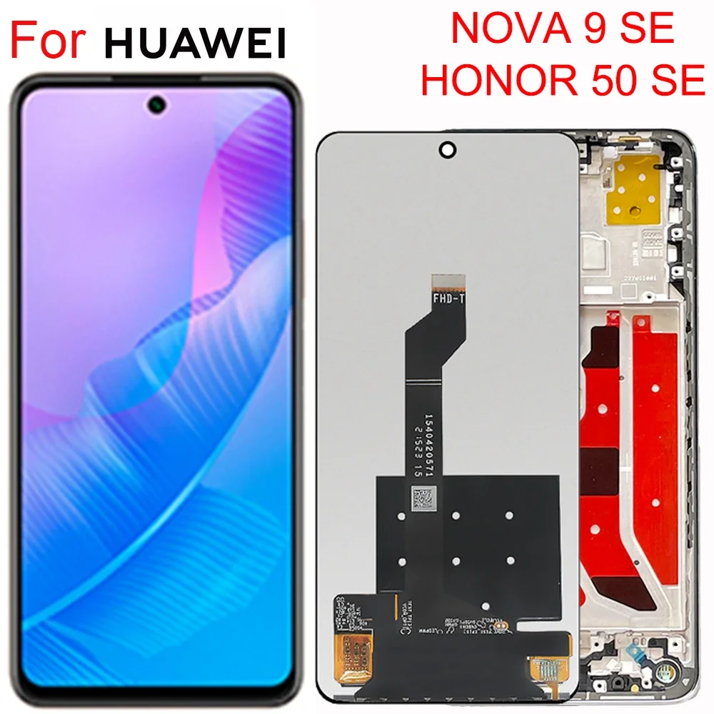 Honor Nova 9SE Çıtalı Ekran Dokunmatik Mavi Orijinal