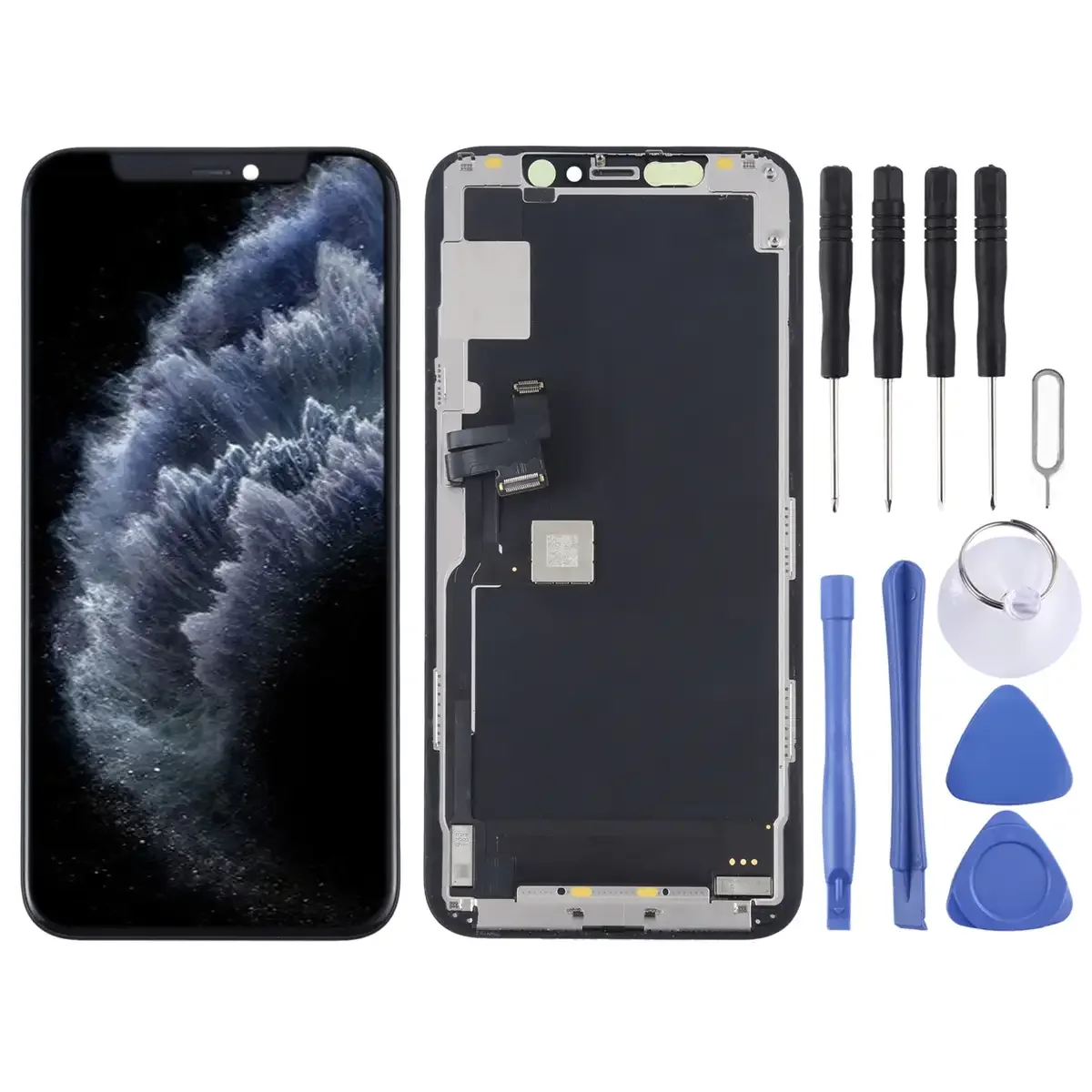 İphone 11 Pro Ekran Dokunmatik OLED Parlaklık 600+ Nit Yüksek Kalite Yan Sanayi