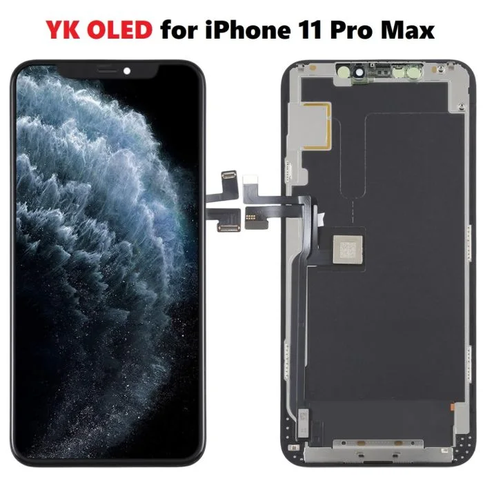İphone 11 Pro Ekran Dokunmatik OLED Parlaklık 600+ Nit Yüksek Kalite Yan Sanayi