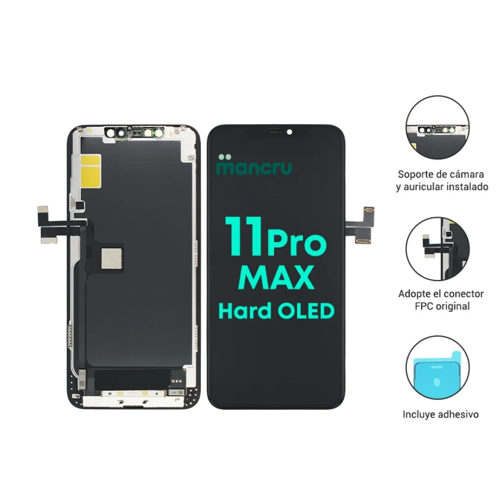 İphone 11 Pro Max Ekran Dokunmatik HARD OLED Parlaklık 600+ Nit Yüksek Kalite Yan Sanayi