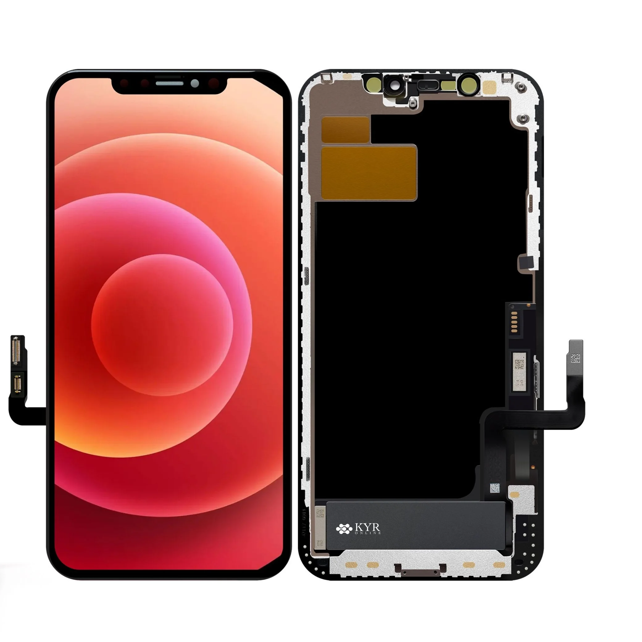 İphone 12/12 Pro Ekran Dokunmatik A Plus Kalite Ürün Parlaklık 500+ Nit Yüksek Kalite Yan Sanayi