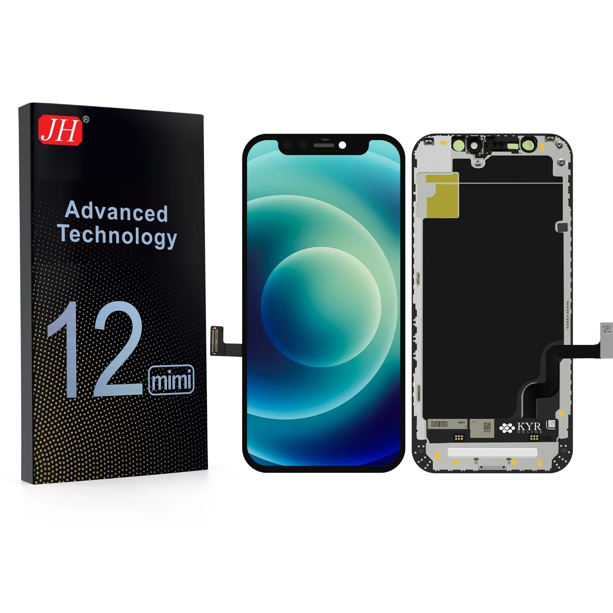 İphone 12 Mini Ekran Dokunmatik A Plus Kalite Ürün Parlaklık 500+ Nit Yüksek Kalite Yan Sanayi