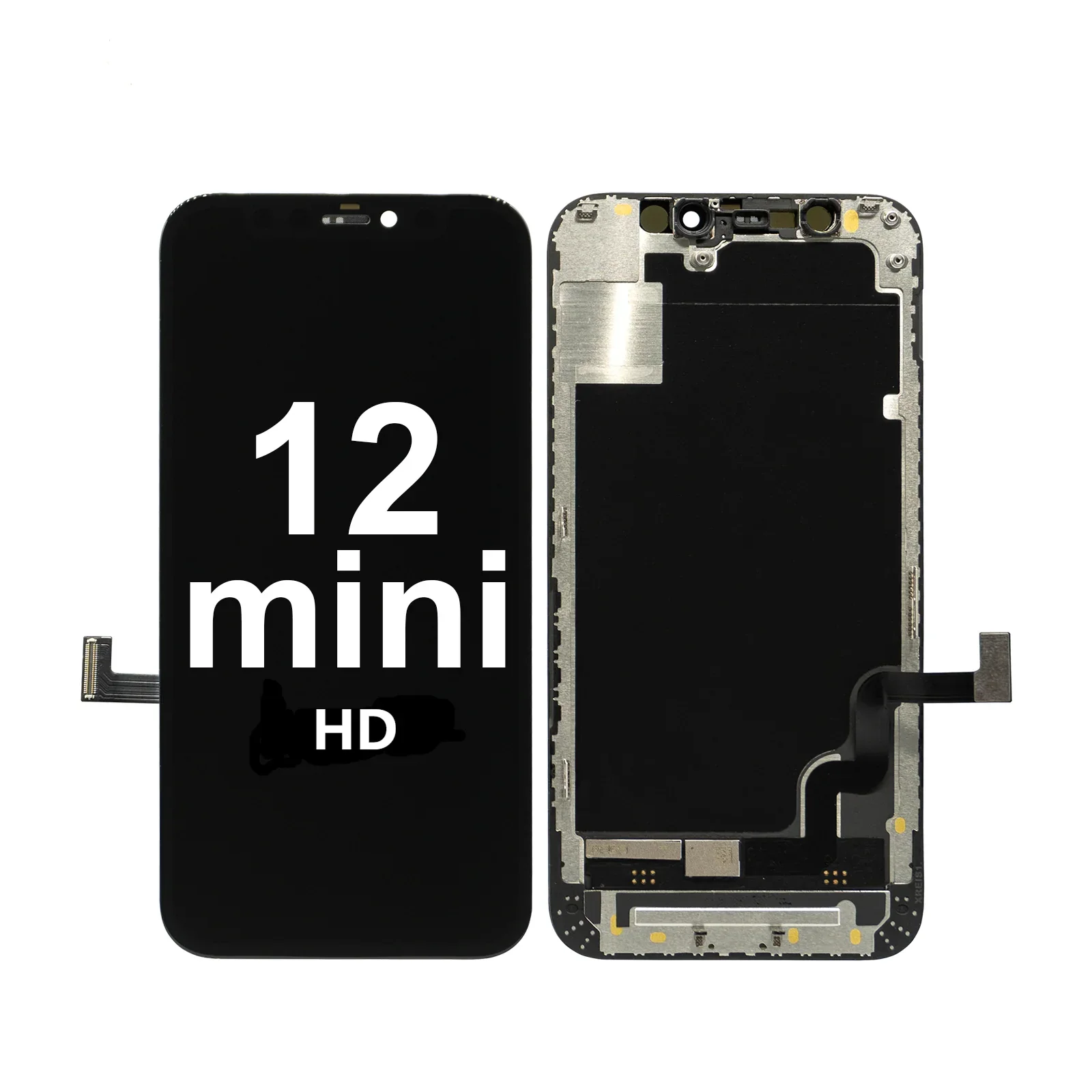İphone 12 Mini Ekran Dokunmatik A Plus Kalite Ürün Parlaklık 500+ Nit Yüksek Kalite Yan Sanayi
