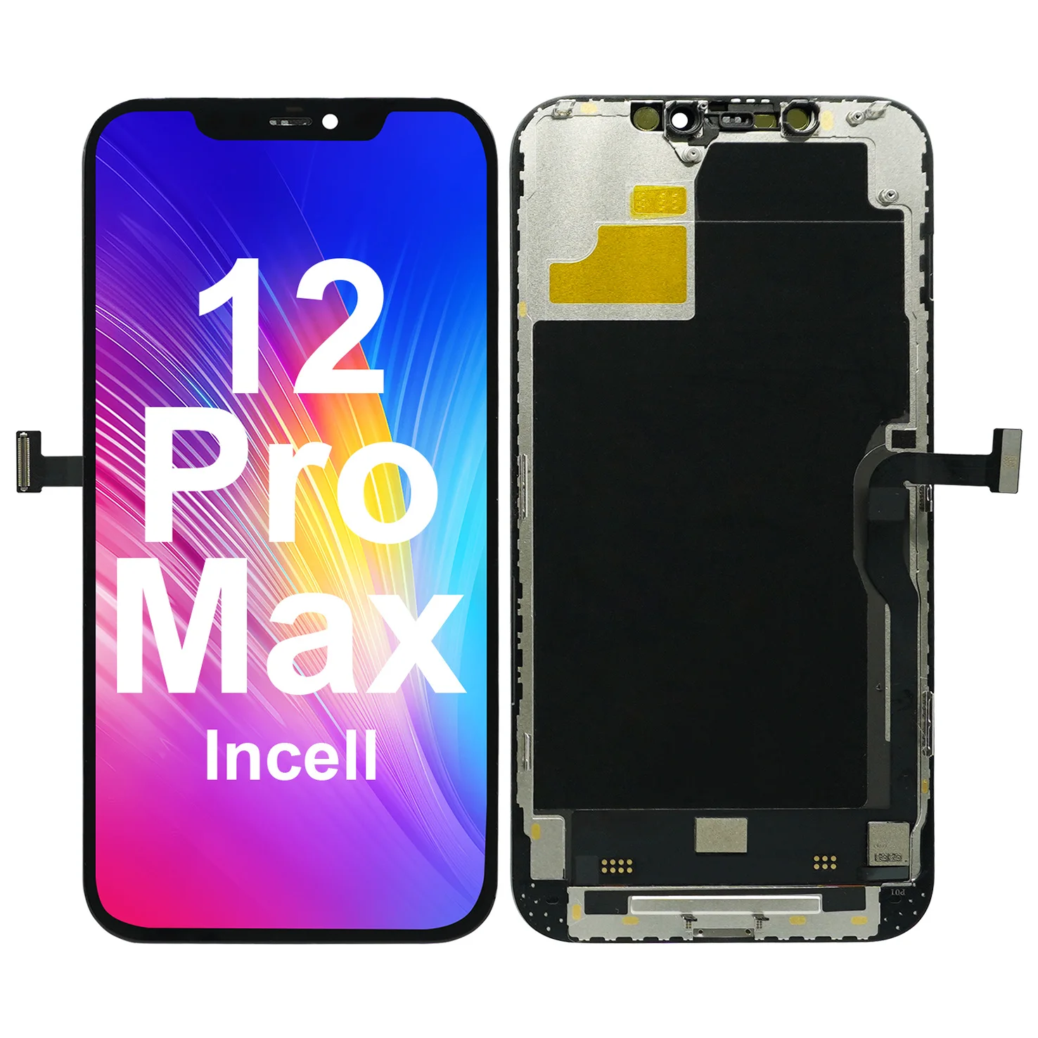 İphone 12 Pro Max Ekran Dokunmatik A Plus Kalite Ürün Parlaklık 500+ Nit Yüksek Kalite Yan Sanayi