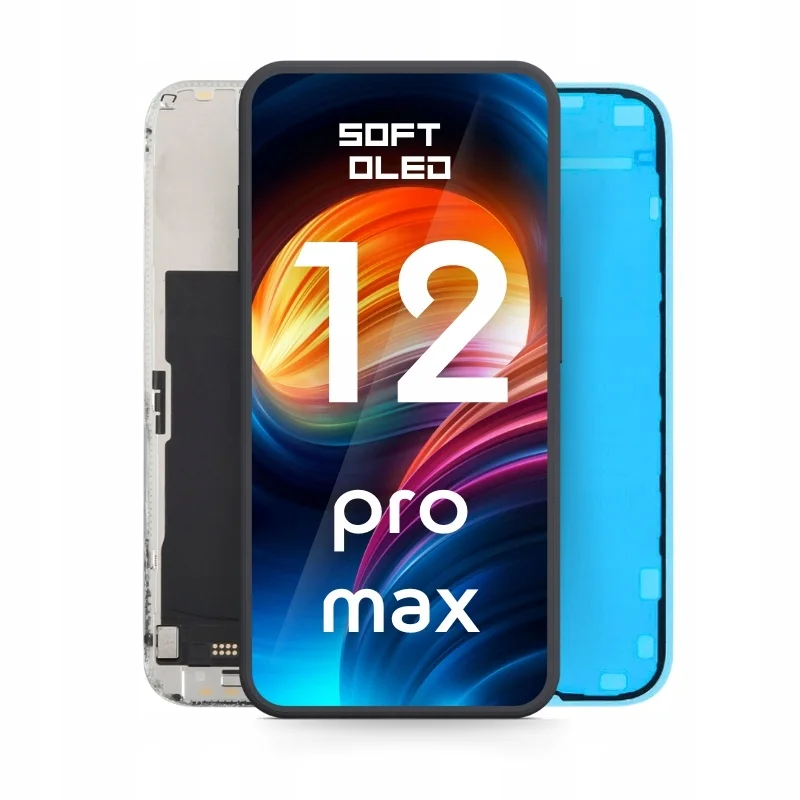 İphone 12 Pro Max Ekran Dokunmatik DİAGNOS SOFT OLED Kalite Ekran Parlaklık 800+ Nit Premium Kalite