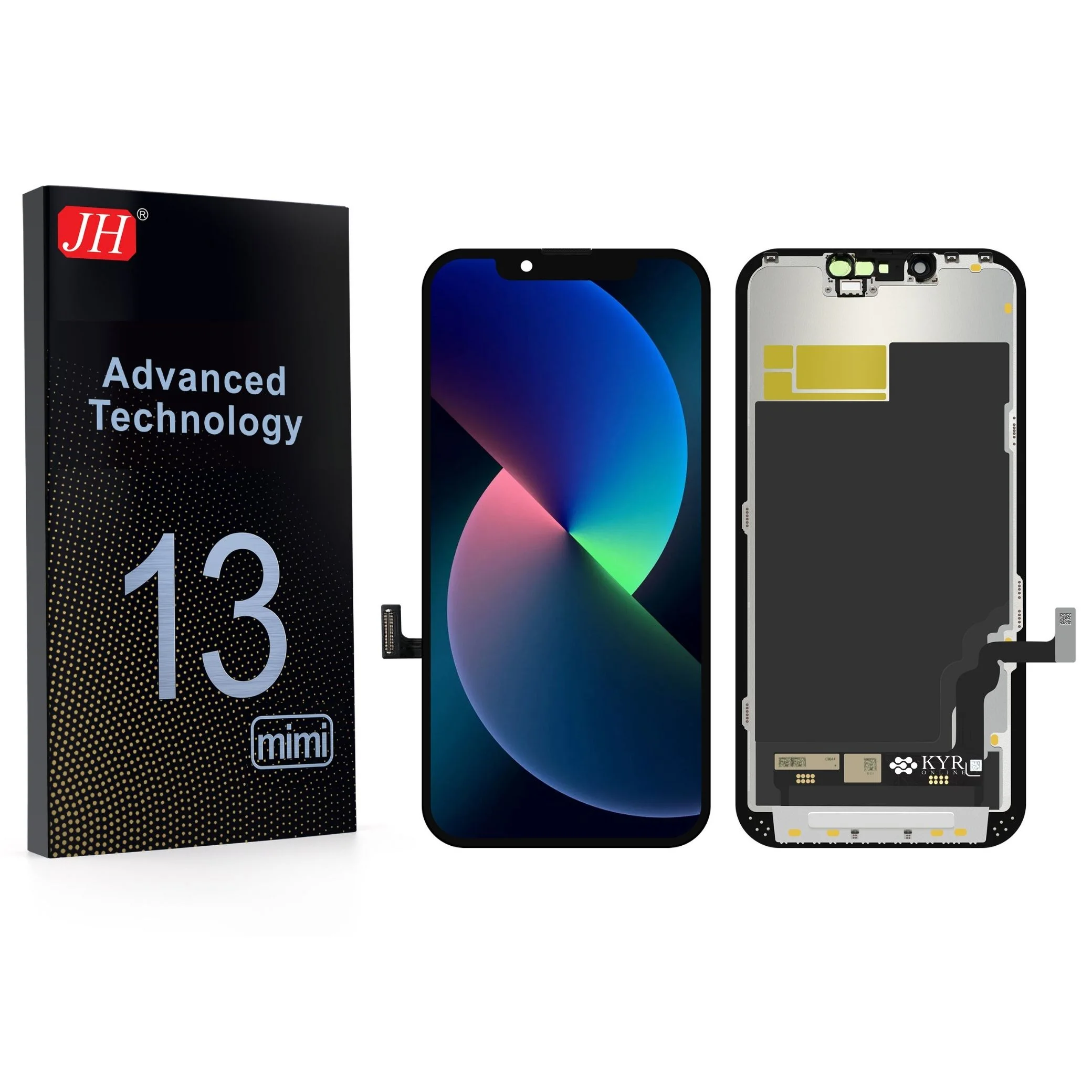 İphone 13 Mini Ekran Dokunmatik A Plus Kalite Ürün Parlaklık 500+ Nit Yüksek Kalite Yan Sanayi