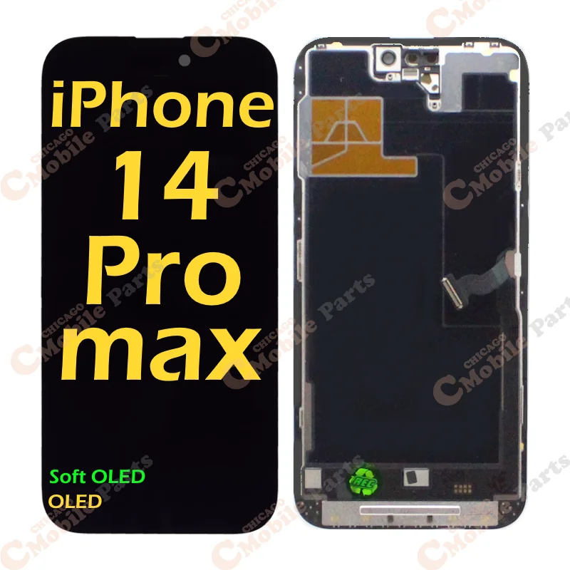 İphone 14 Pro Max Ekran Dokunmatik SOFT OLED Kalite Ekran Parlaklık 900+ Nit Premium Kalite