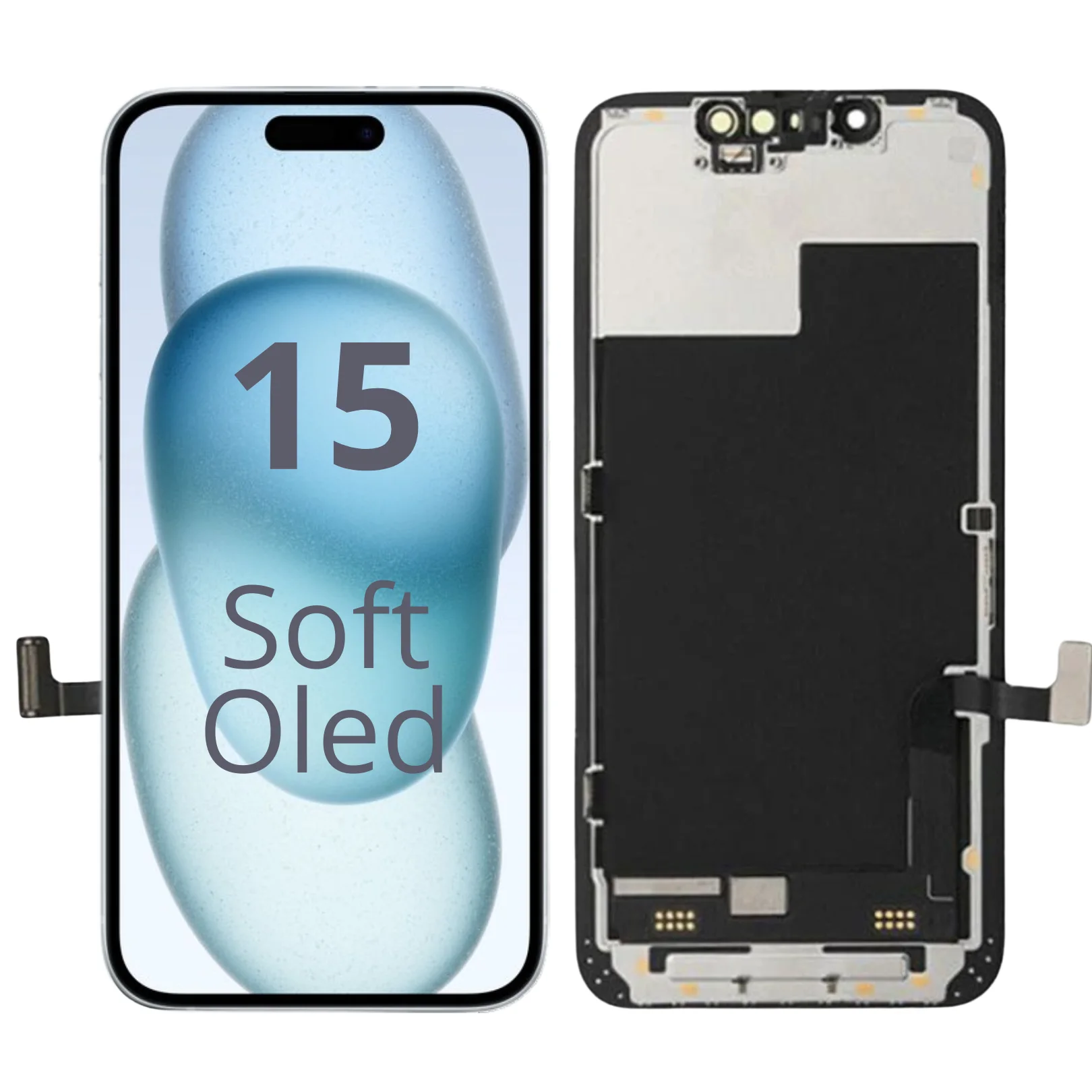 İphone 15 Ekran Dokunmatik SOFT OLED Kalite Ekran Parlaklık 900+ Nit Premium Kalite