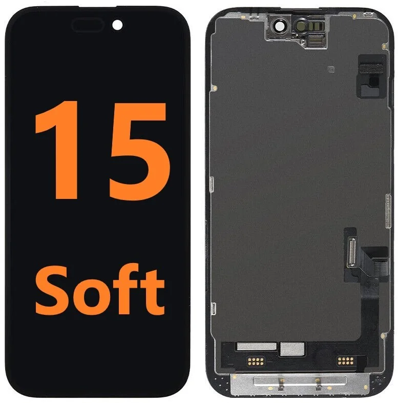 İphone 15 Ekran Dokunmatik SOFT OLED Kalite Ekran Parlaklık 900+ Nit Premium Kalite