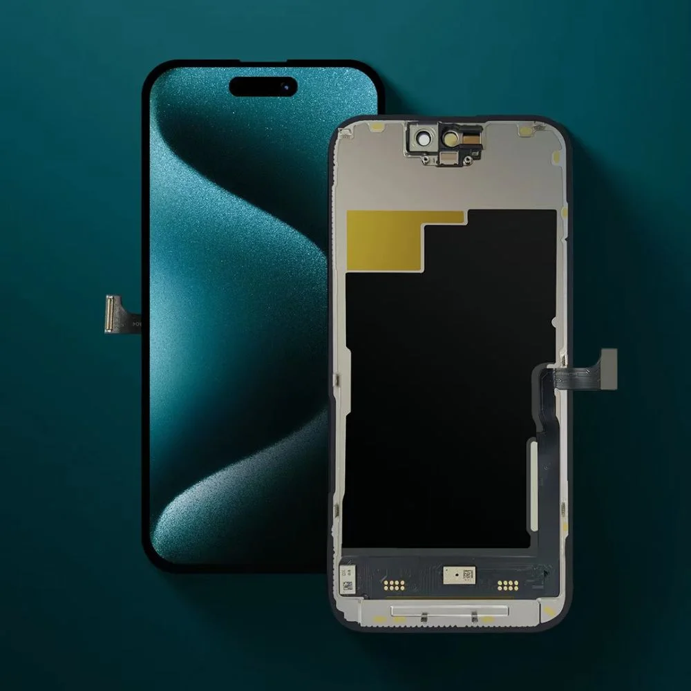 İphone 15 Pro Ekran Dokunmatik A Plus Kalite Ürün Parlaklık 600+ Nit Yüksek Kalite Yan Sanayi
