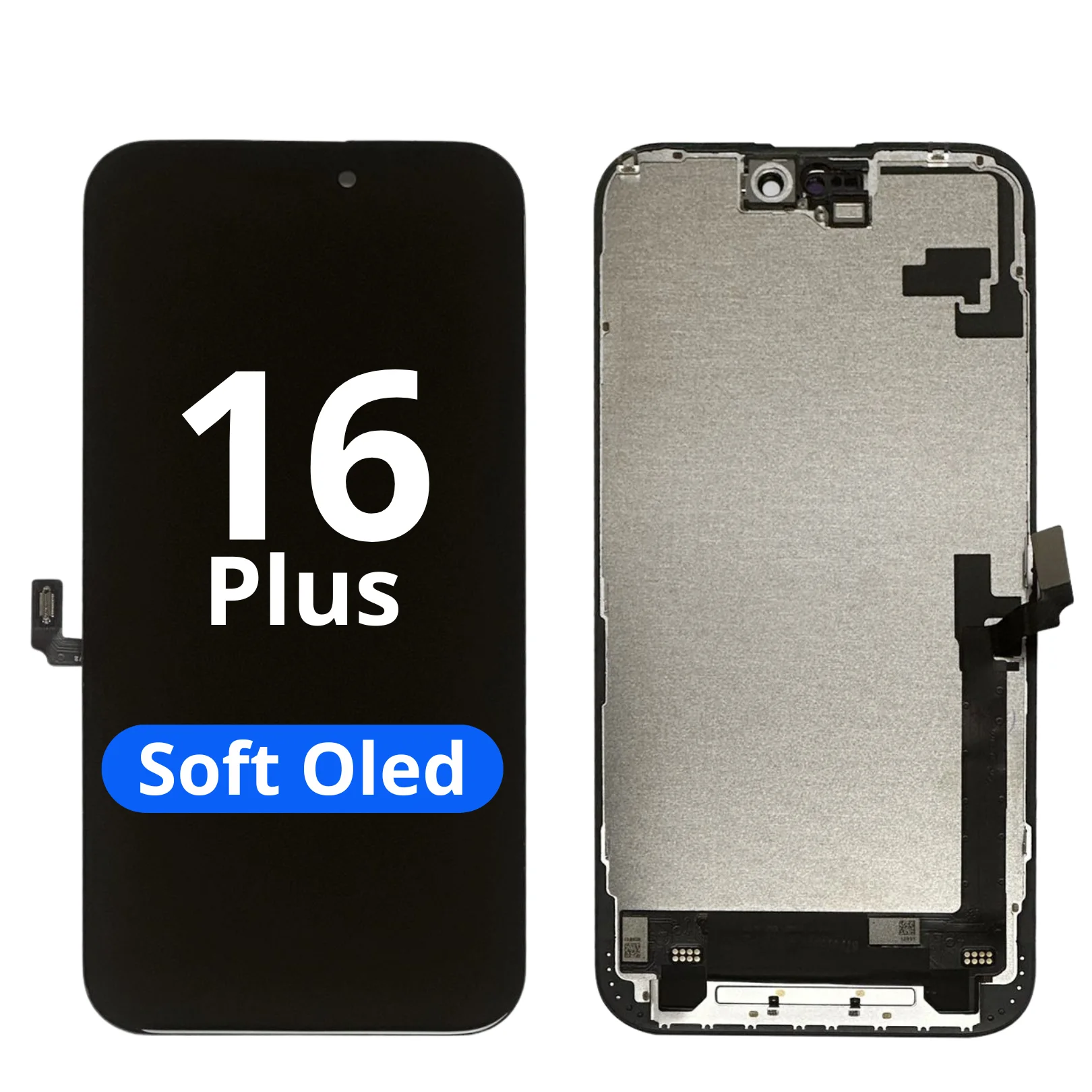 İphone 16 Ekran Dokunmatik SOFT OLED Kalite Ekran Parlaklık 800+ Nit Premium Kalite