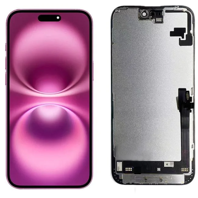 İphone 16 Plus Ekran Dokunmatik A Plus Kalite Ürün Parlaklık 600+ Nit Yüksek Kalite Yan Sanayi