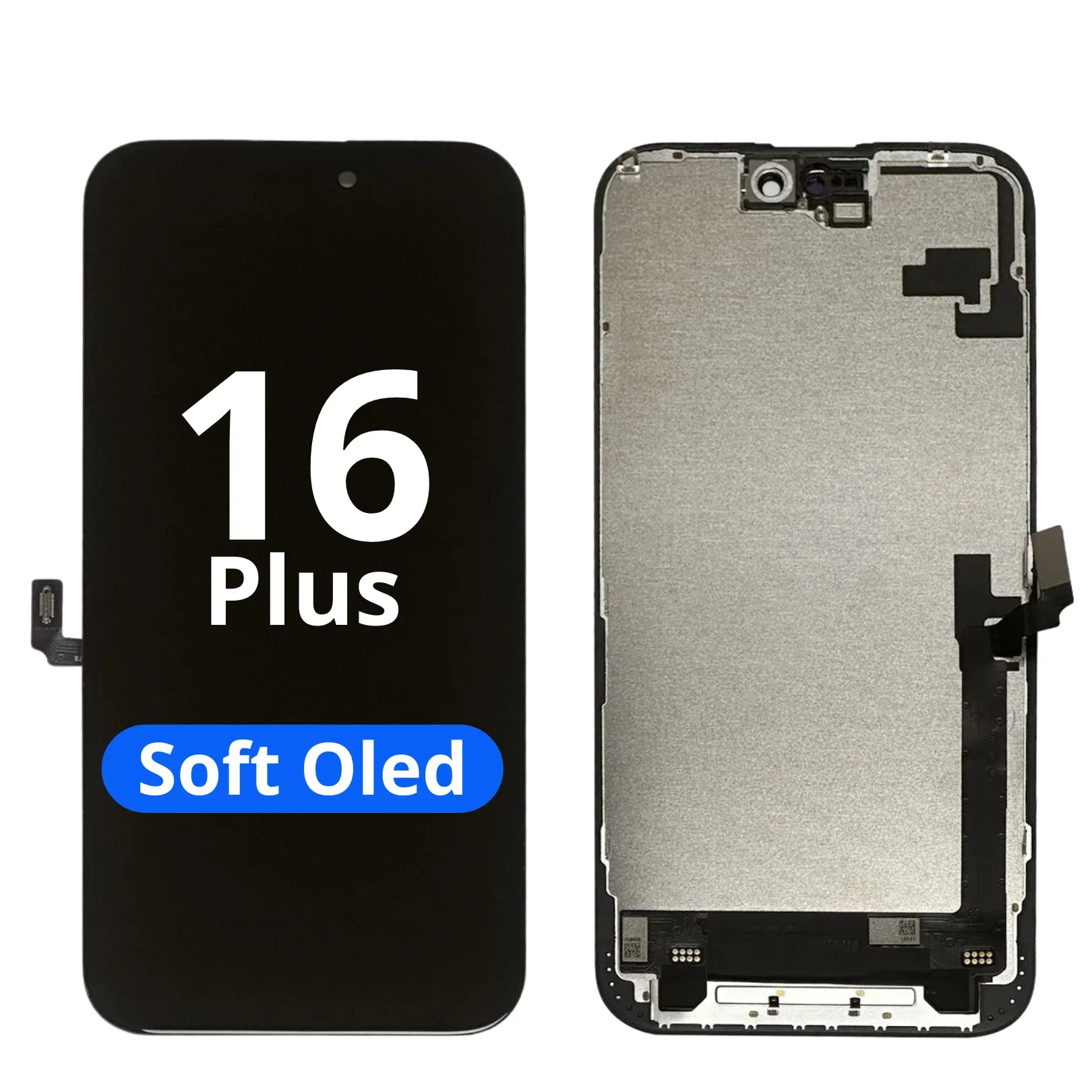 İphone 16 Plus Ekran Dokunmatik A Plus Kalite Ürün Parlaklık 600+ Nit Yüksek Kalite Yan Sanayi