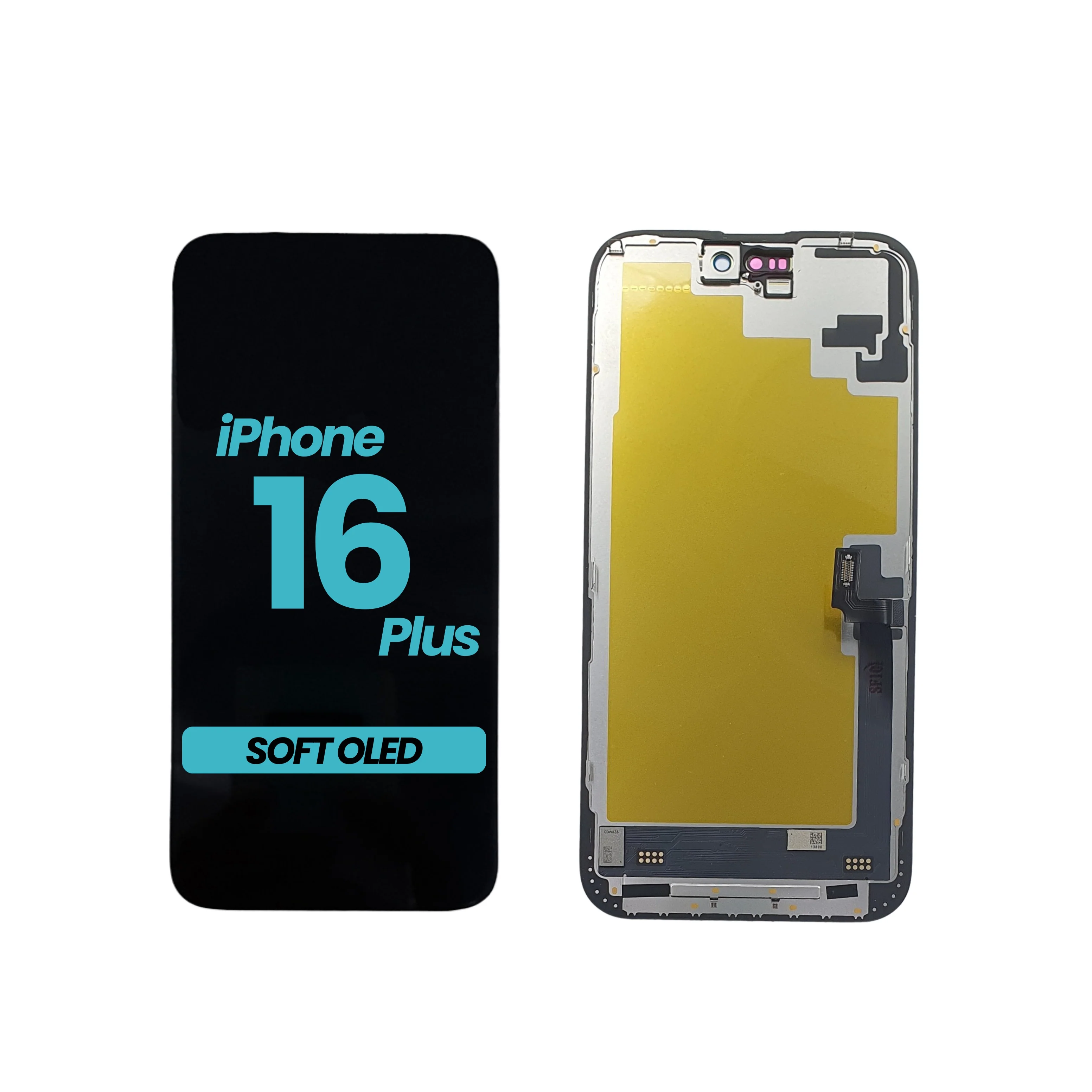 İphone 16 Plus Ekran Dokunmatik SOFT OLED Kalite Ekran Parlaklık 900+ Nit Premium Kalite