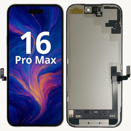 İphone 16 Pro Max Ekran Dokunmatik A Plus Kalite Ürün Parlaklık 600+ Nit Yüksek Kalite Yan Sanayi