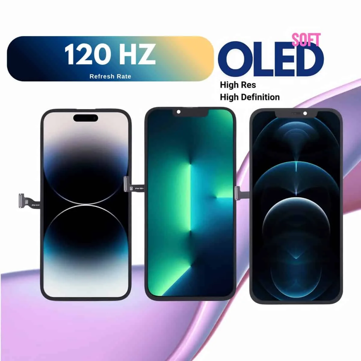 İphone 17 Ekran Dokunmatik SOFT OLED Kalite Ekran Parlaklık 900+ Nit Premium Kalite
