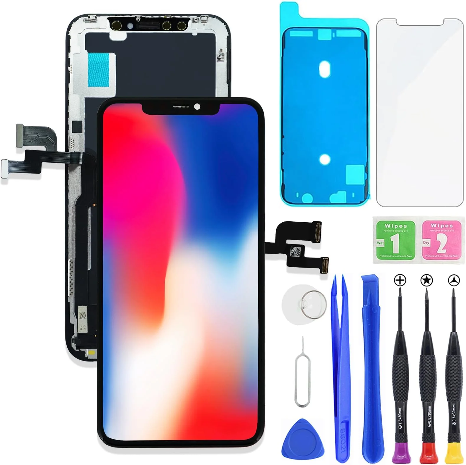 İphone X Ekran Dokunmatik FHD Parlaklık 900+ Nit Premium Kalite