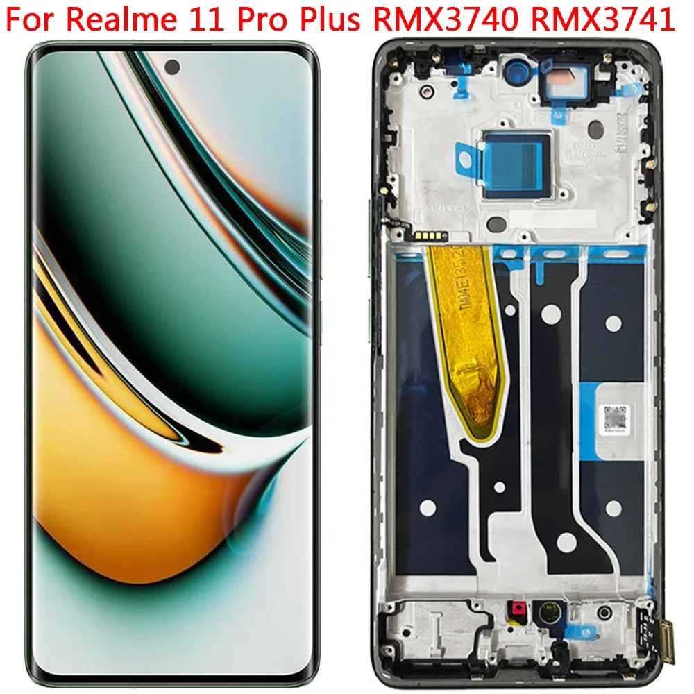 Realme 11 Pro Ekran Dokunmatik SOFT OLED Kalite Ekran Çıtasız (Çerçevesiz)