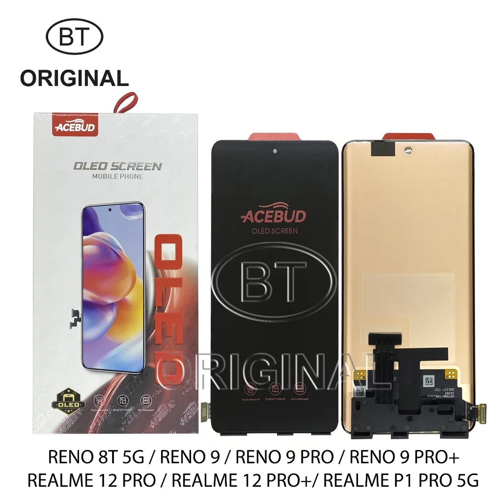 Realme Reno 9 Pro Plus Ekran Dokunmatik SOFT OLED Kalite Ekran Çıtasız (Çerçevesiz)