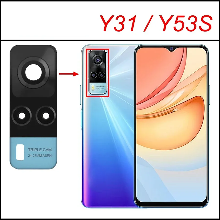Vivo Y53S Y31 Kamera Camı