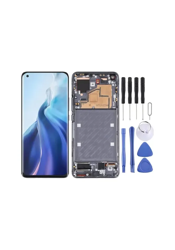 Xiaomi Mi 15ULTRA Çıtalı Ekran Dokunmatik Siyah SOFT OLED Kalite Ekran