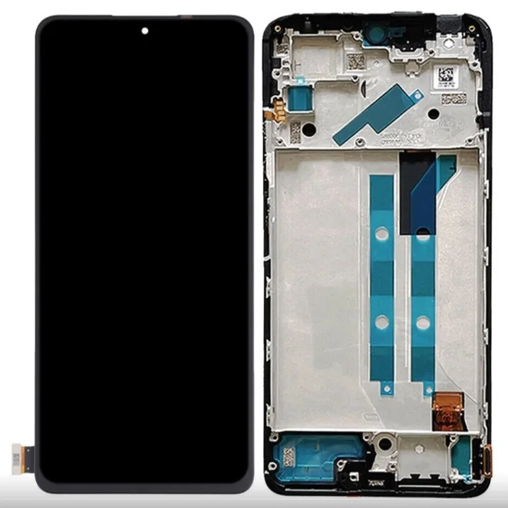 Xiaomi Poco X4 Pro Çıtalı Ekran Dokunmatik Siyah OLED